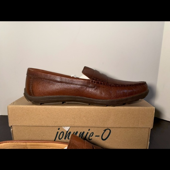 Johnnie-O Moxy Leather Penny Loafers Shoes Bourbon Brown Mens 10M main image 16